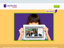 Tablet Screenshot of mycapstonelibrary.com